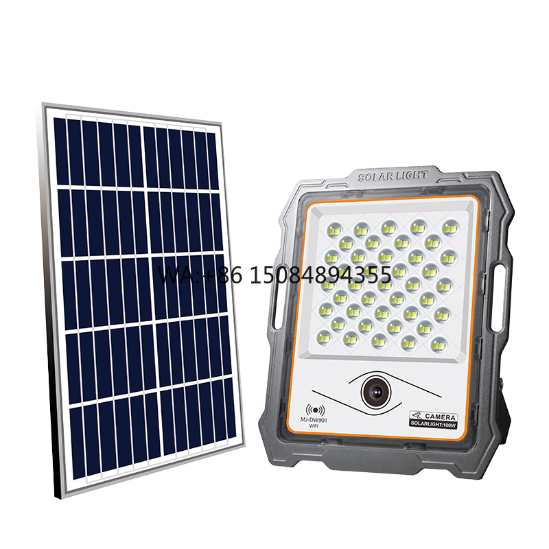 Home Security Flood Lights - Kamera Keamanan Luar Ruangan Bertenaga Surya