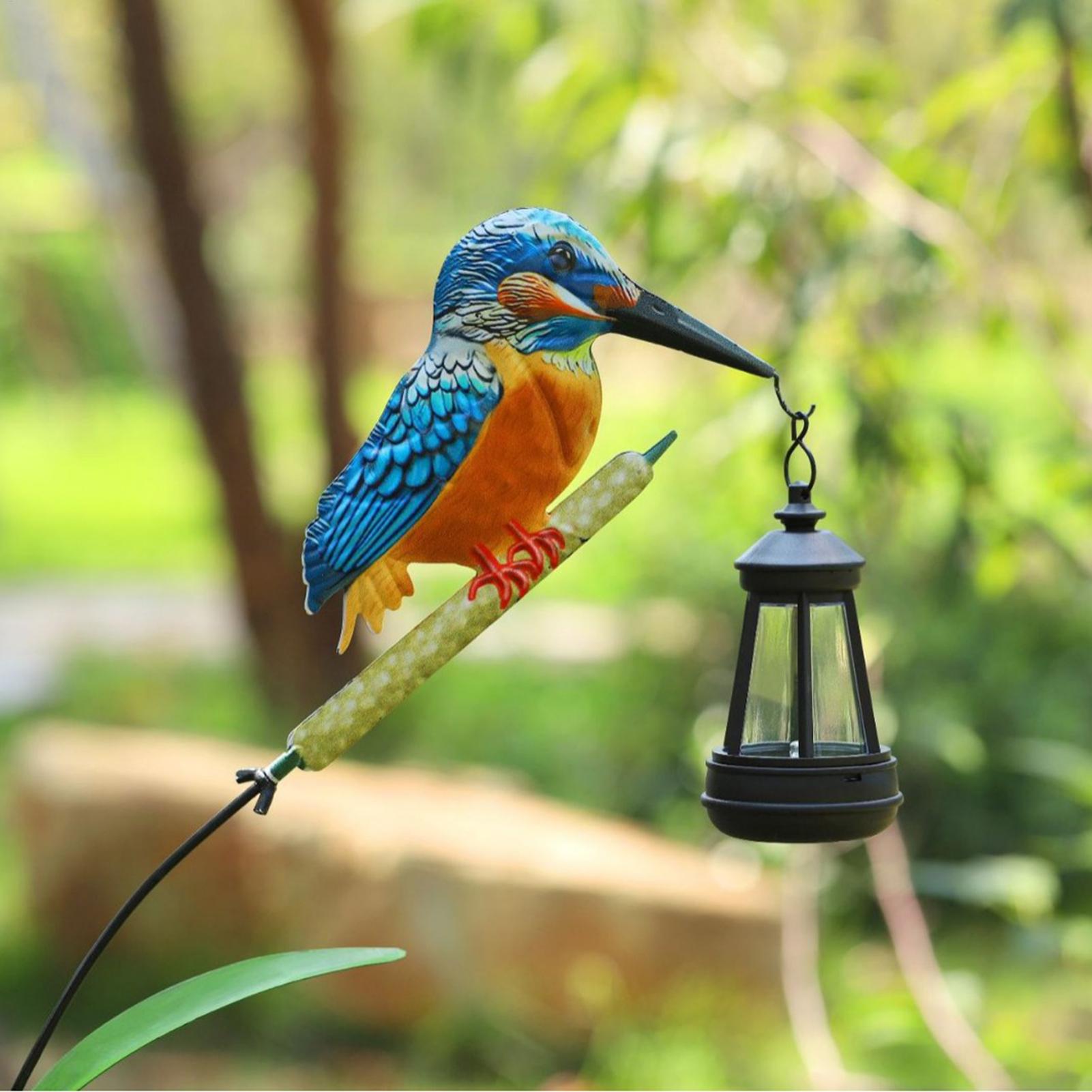 Home Security Yard Sign - Lampu Taman Tenaga Surya Bentuk Burung