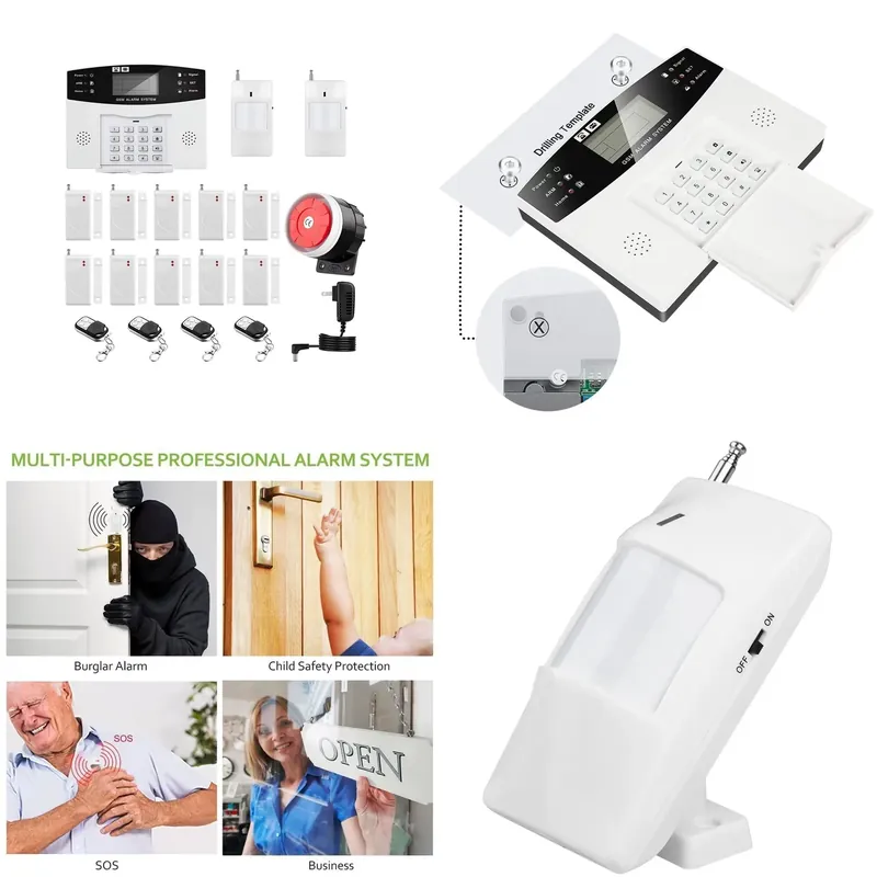 Home Security Usa - Kit Alarm Pencuri Rumah Sistem Alarm