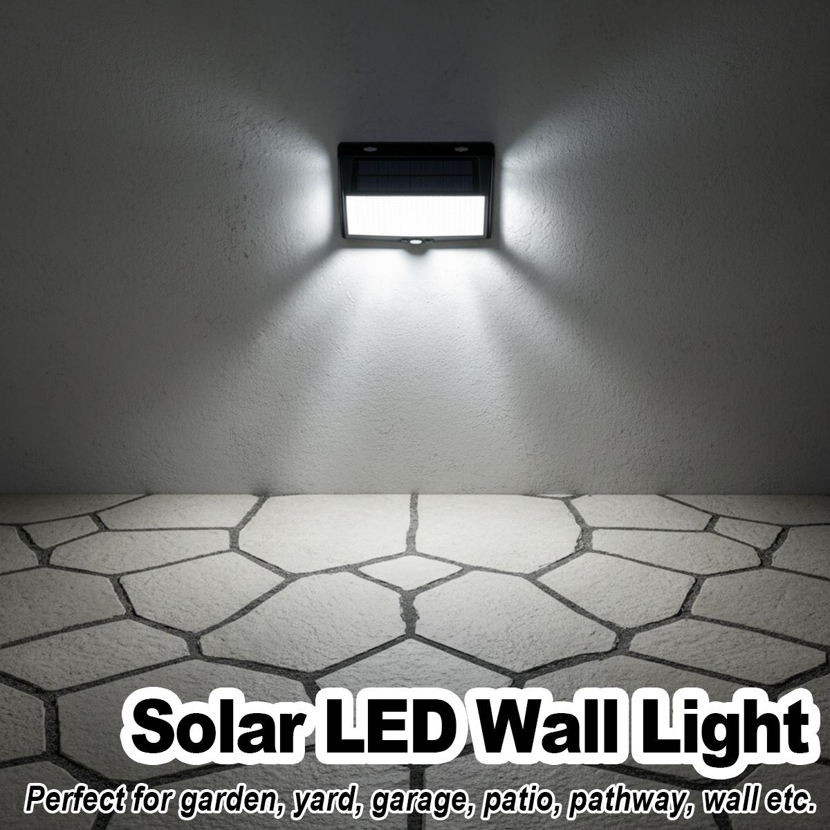 Home Security Flood Lights - Lampu Dinding LED 3 Sisi Otomatis