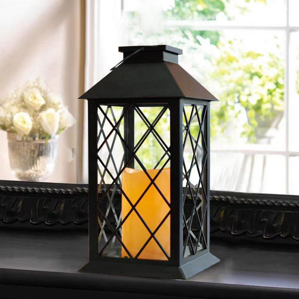 Home Security Yard Sign - Lampu Taman Tenaga Surya Tahan Air,