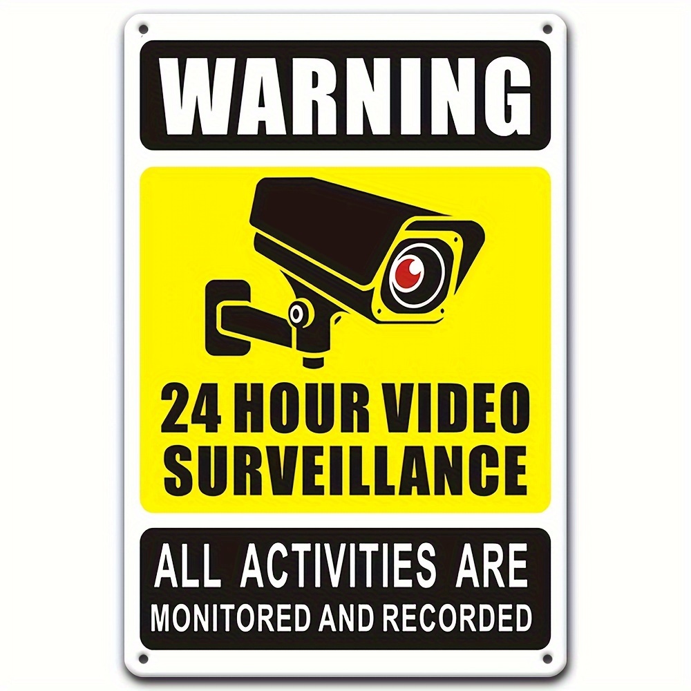 Home Security Usa - Tanda Peringatan Pengawasan Video 24/7 -