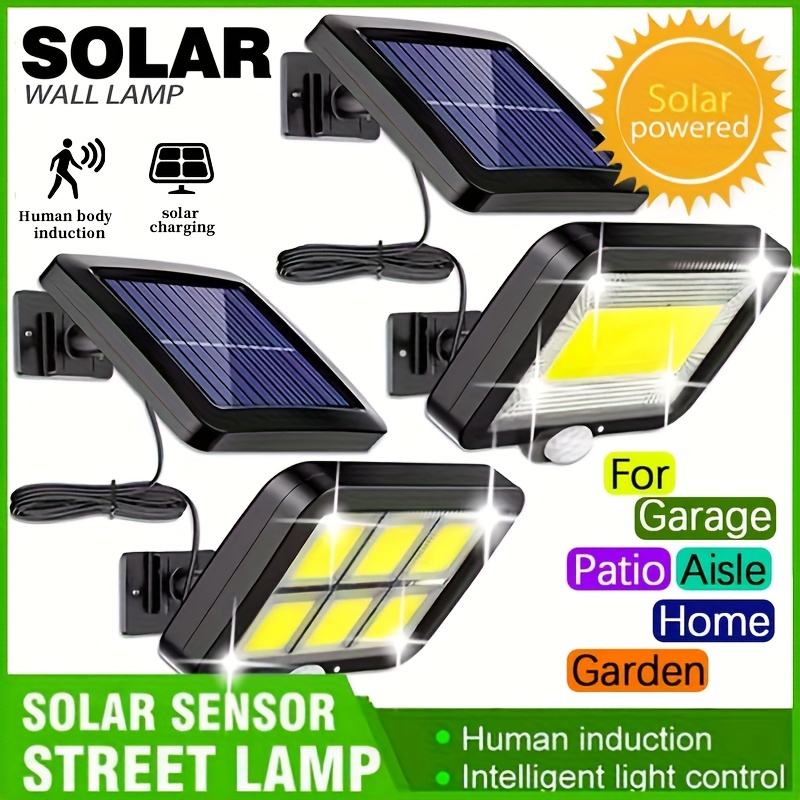Home Security Flood Lights - Lampu Dinding Terpisah Tenaga Surya LED