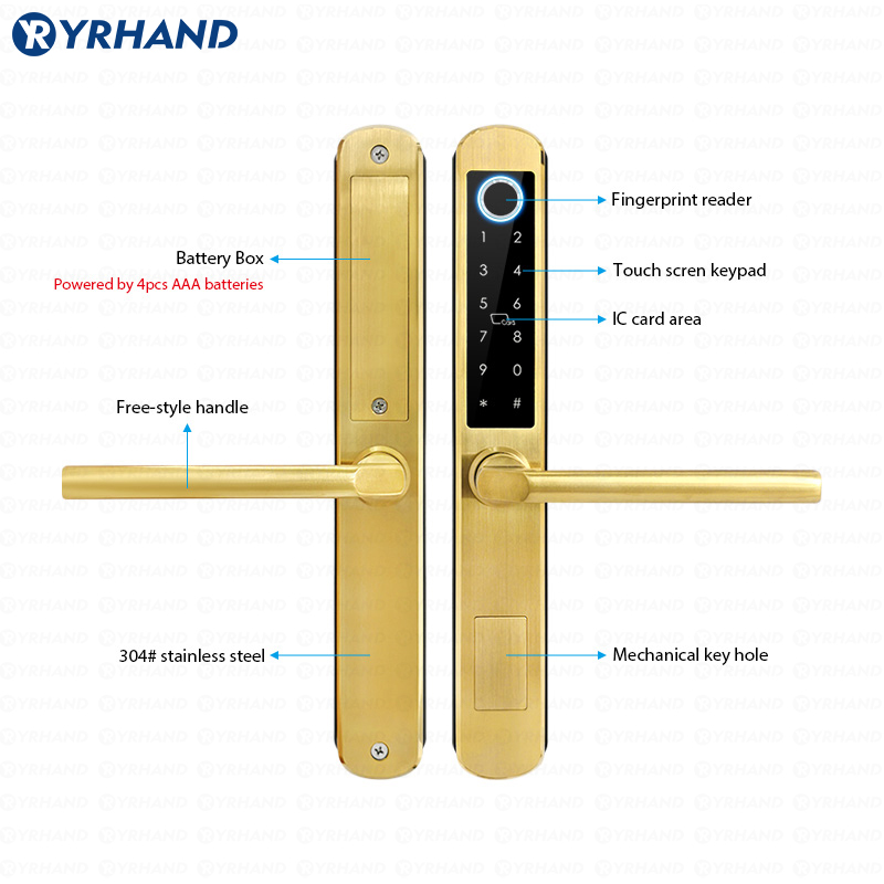 IP66 kunci pintar baja tahan k - Home Security Key ulasan dan harga