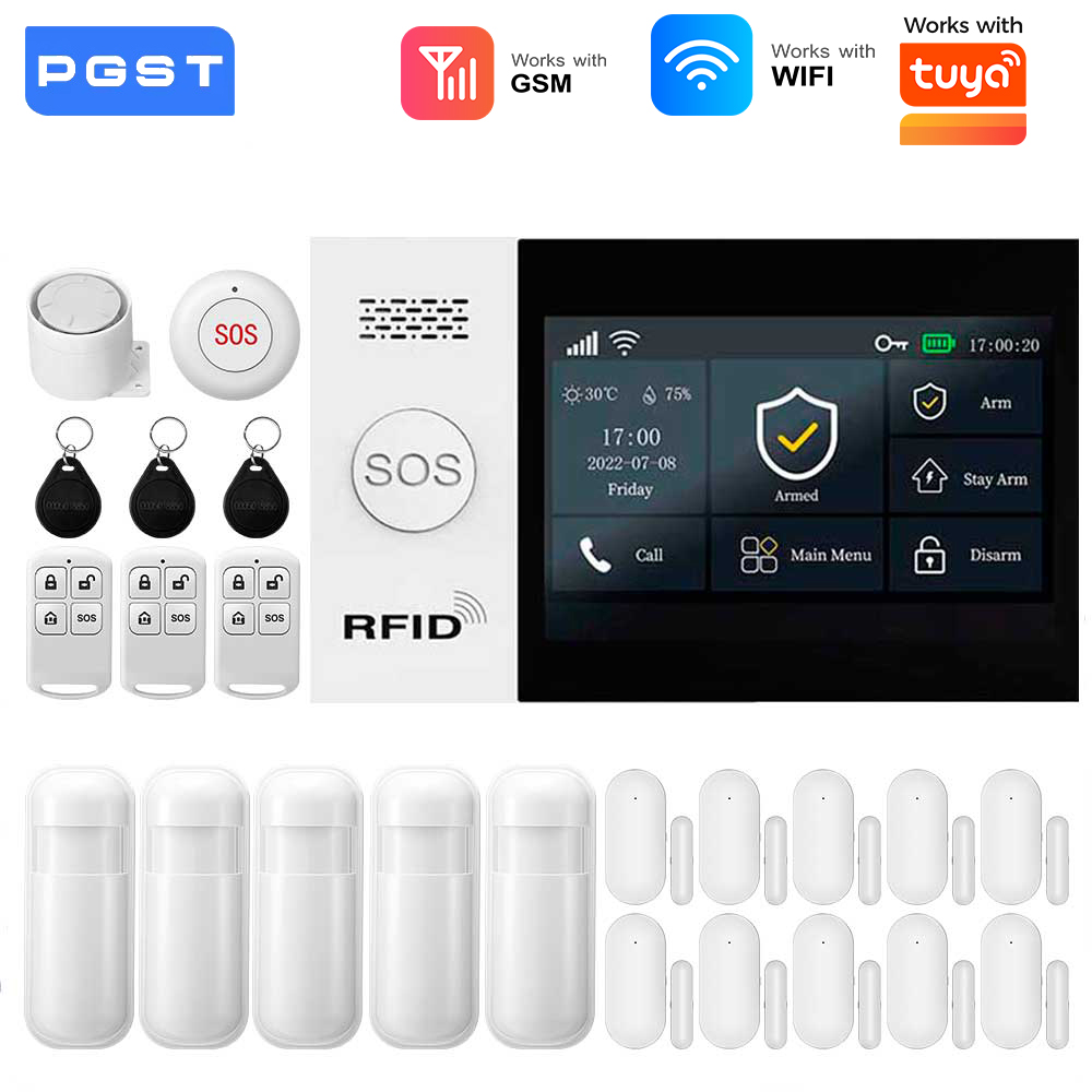 Sistem Alarm GSM Pintar WIFI 2 - Home Security System Installation ulasan dan harga