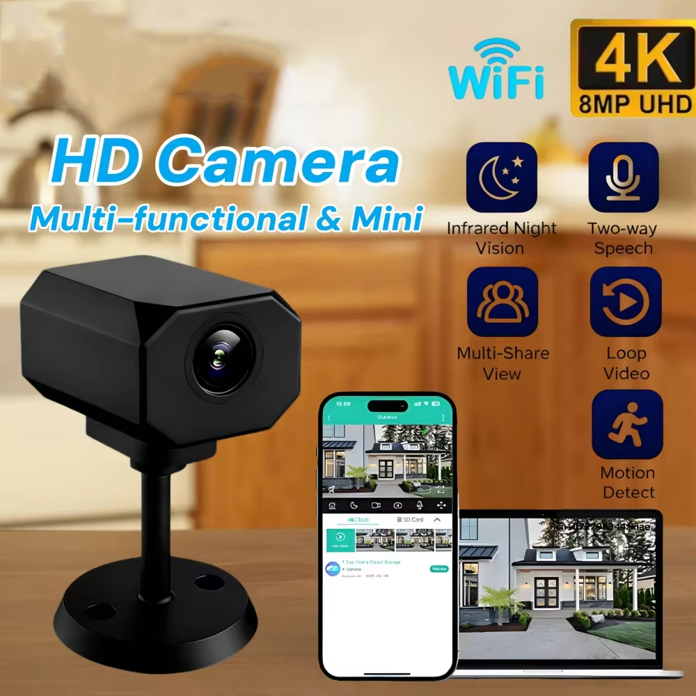 Kamera Keamanan WiFi 4K HD unt - Home Security Usa ulasan dan harga