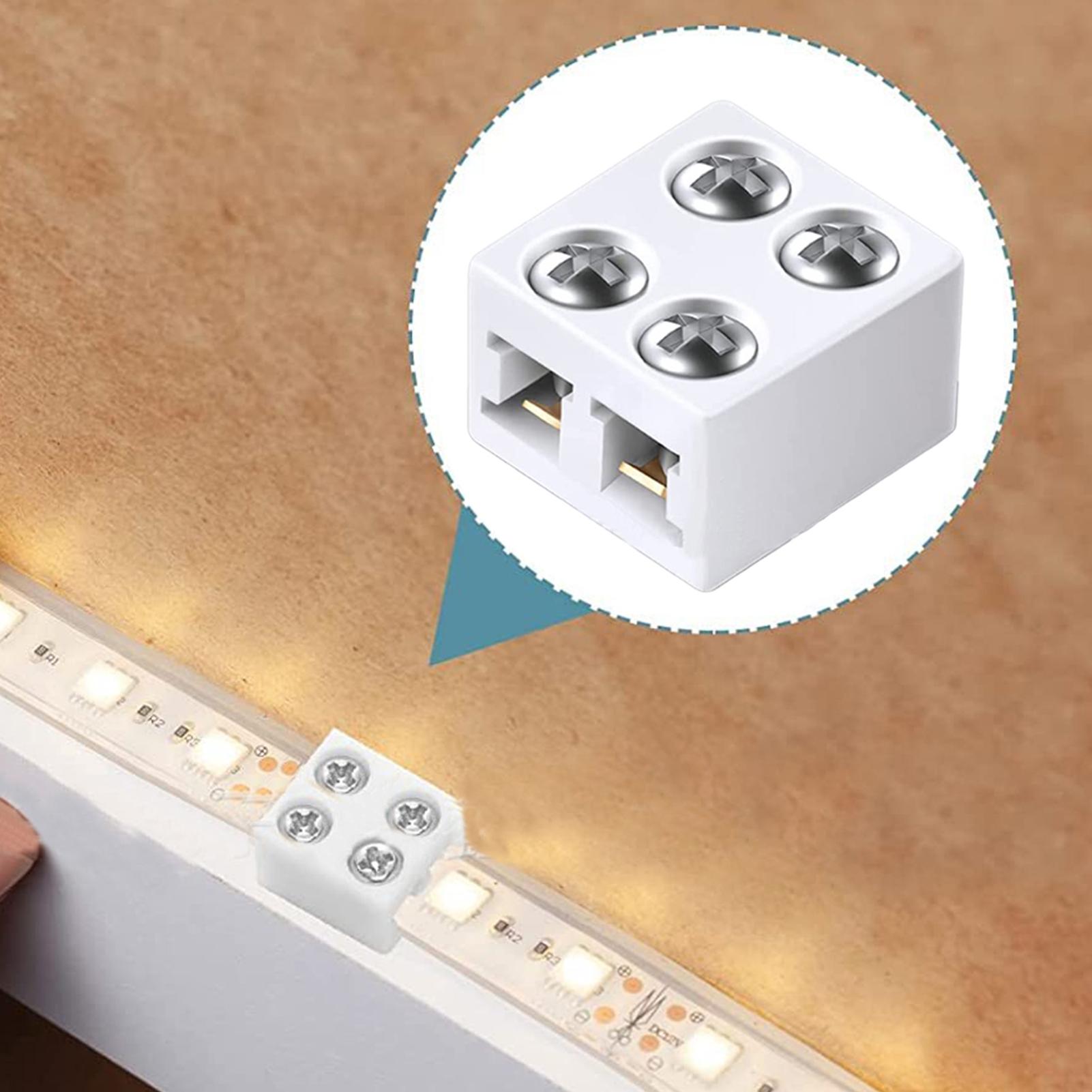Konektor strip LED 8mm tanpa s - Home Security Providers ulasan dan harga
