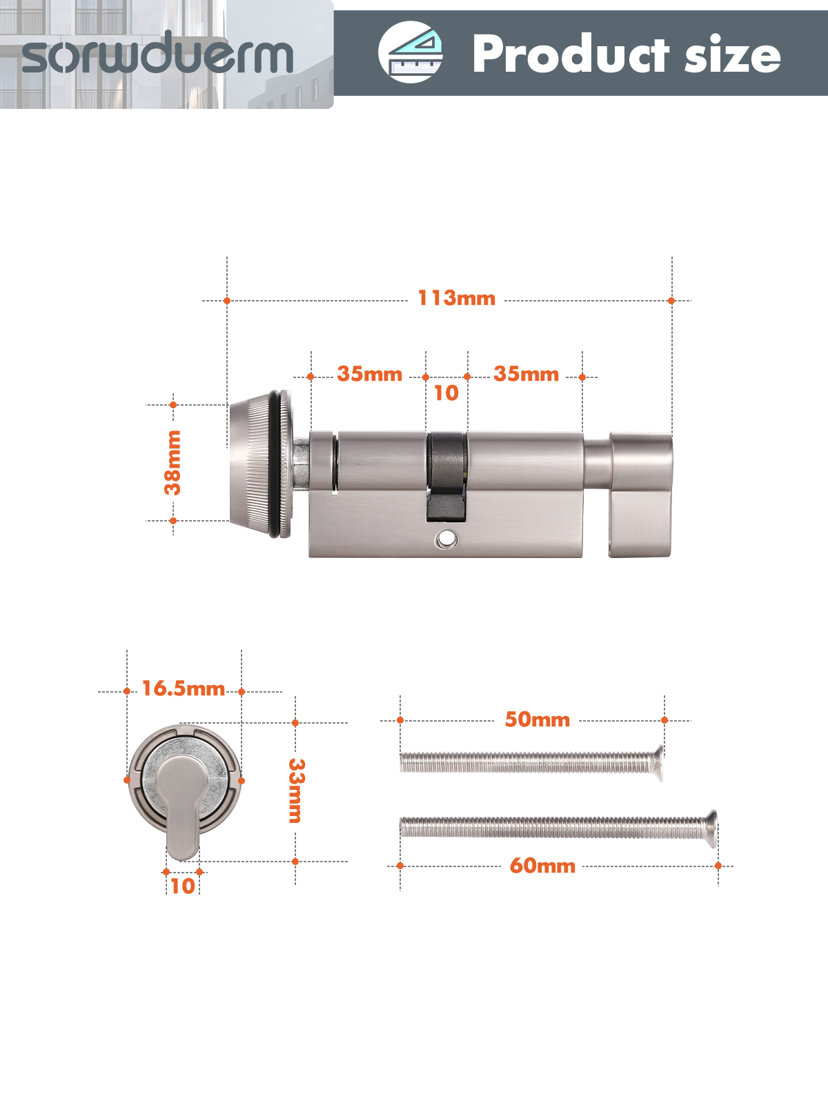 1 Kunci Pintu Dalam Ruangan da - Home Security Key ulasan dan harga