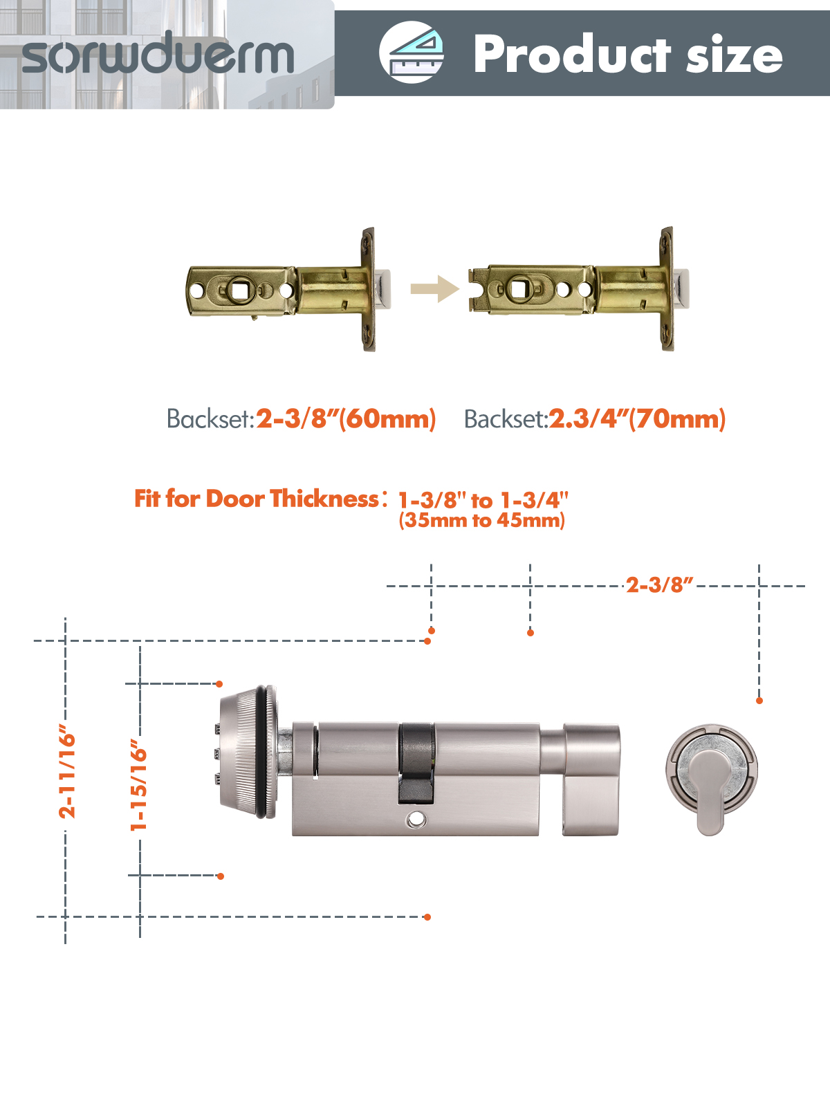 1 Kunci Pintu Dalam Ruangan da - Home Security Key ulasan dan harga