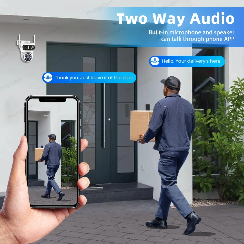 2026 Hongnaer 6MP 4CH 3 Lensa  - Home Security Usa ulasan dan harga