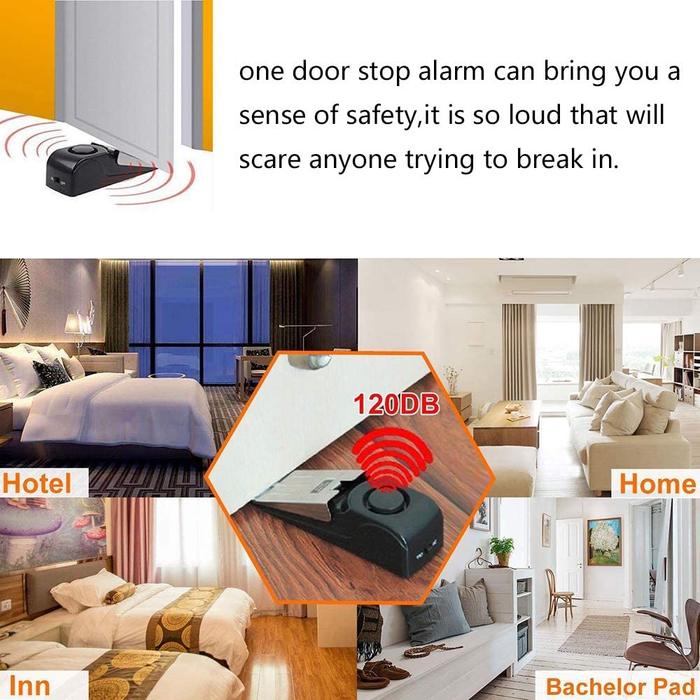Sistem Pengaman Pintu Nirkabel - Door Wedge Alarm ulasan dan harga