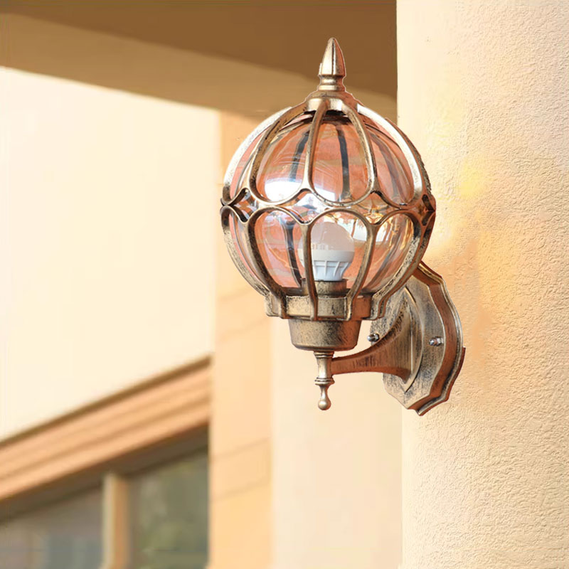 Retro Eropa Outdoor Lampu Dind - Home Security Yard Sign ulasan dan harga