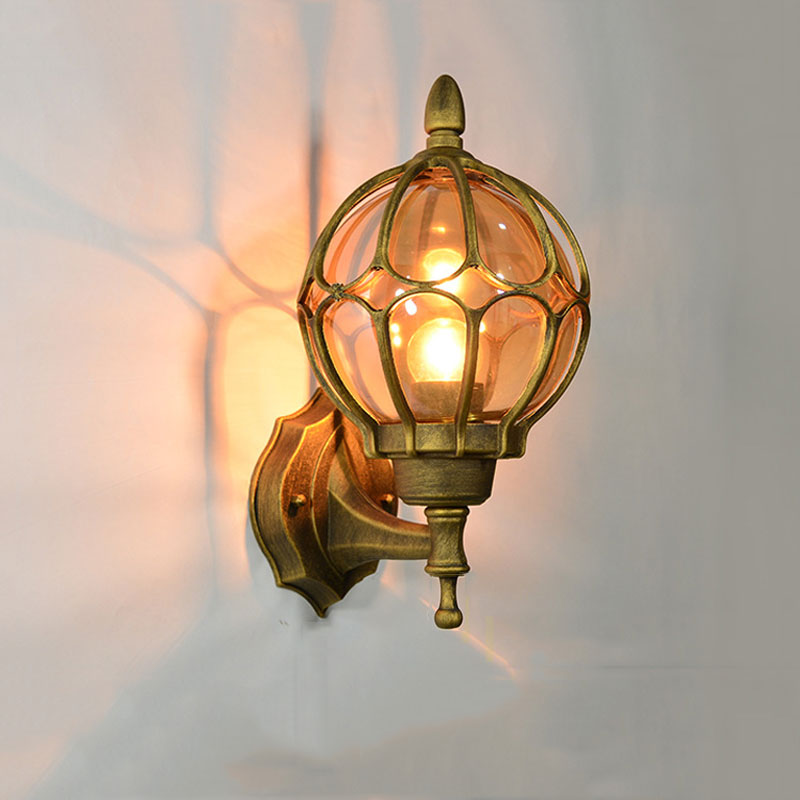Retro Eropa Outdoor Lampu Dind - Home Security Yard Sign ulasan dan harga