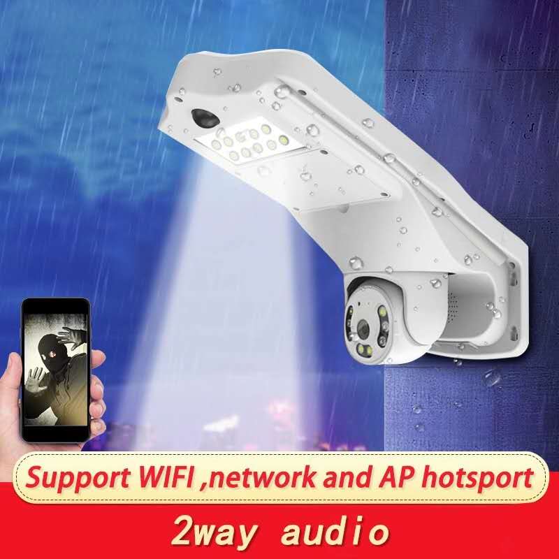 Kamera IP Lampu Sorot Halaman  - Home Security Flood Lights ulasan dan harga