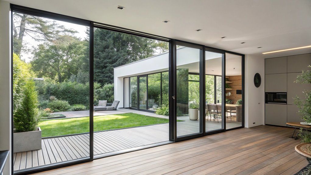 Pintu Geser Kaca dengan Desain - Home Security Providers ulasan dan harga