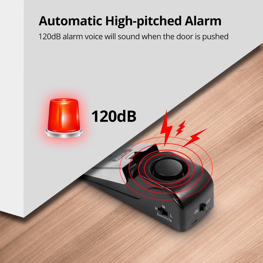 2 Buah Alarm Penghenti Pintu u - Door Wedge Alarm ulasan dan harga