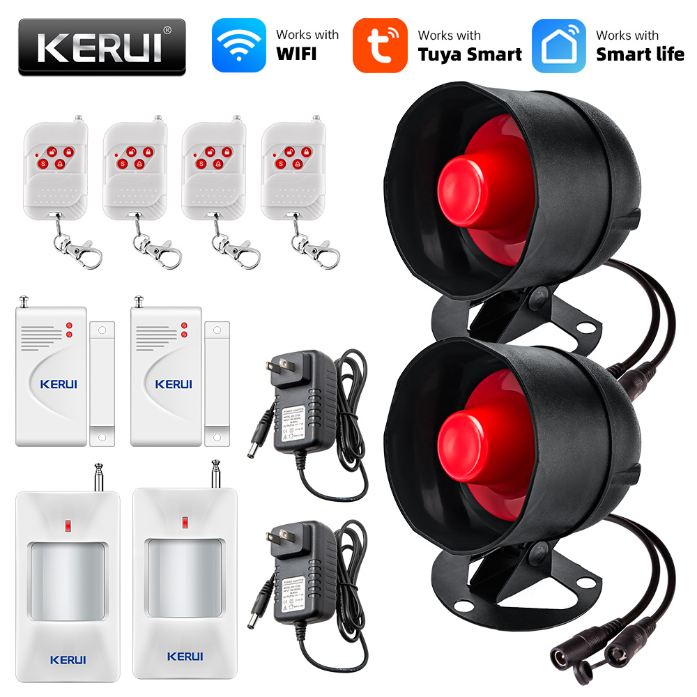 KERUI Tuya Smart WIFI Sistem A - Home Security System Installation ulasan dan harga