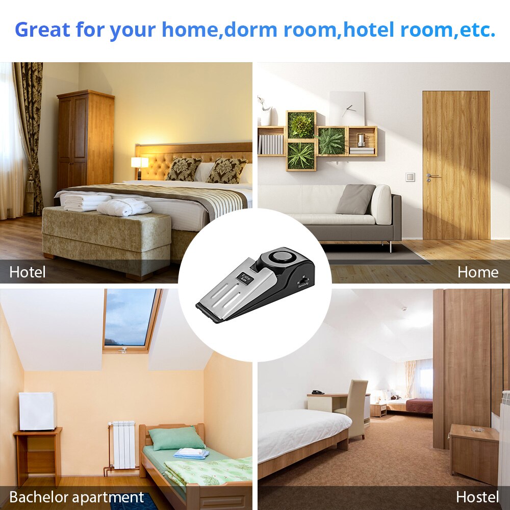 2 Paket Sistem Alarm Pintu Nir - Door Wedge Alarm ulasan dan harga