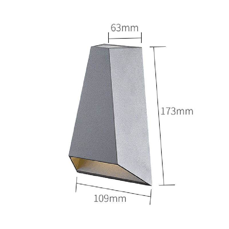 12W LED Lampu Dinding Luar Rua - Home Security Yard Sign ulasan dan harga