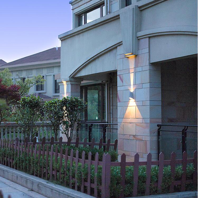 12W LED Lampu Dinding Luar Rua - Home Security Yard Sign ulasan dan harga