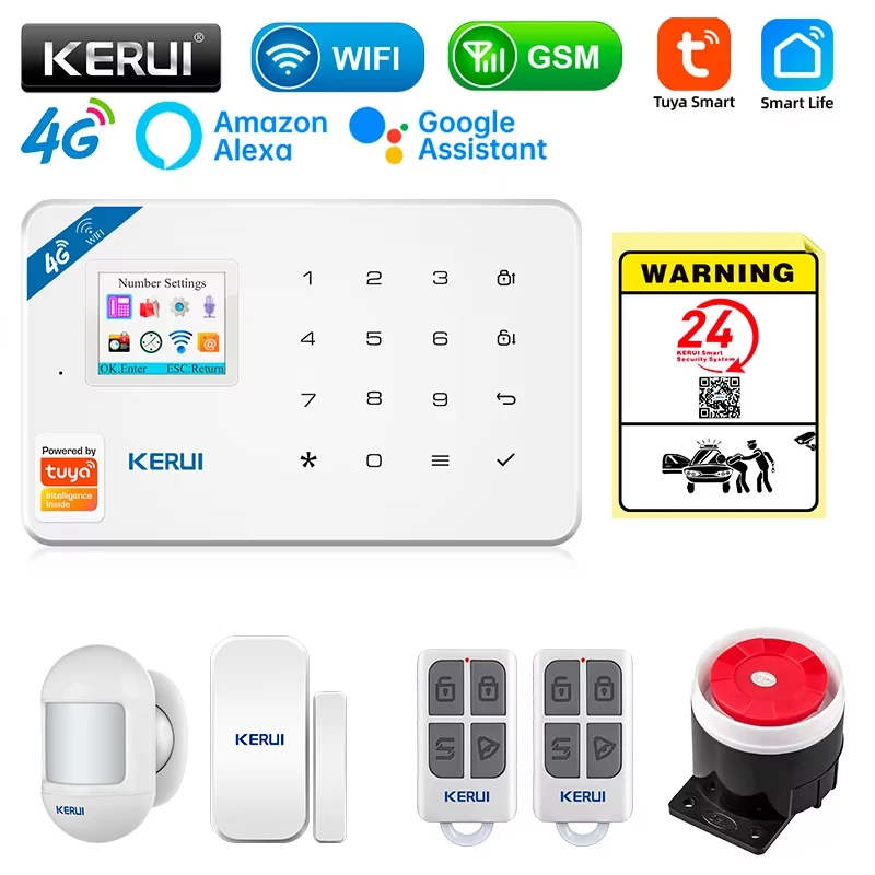KERUI Kit sistem Alarm keamana - Home Security System Installation ulasan dan harga