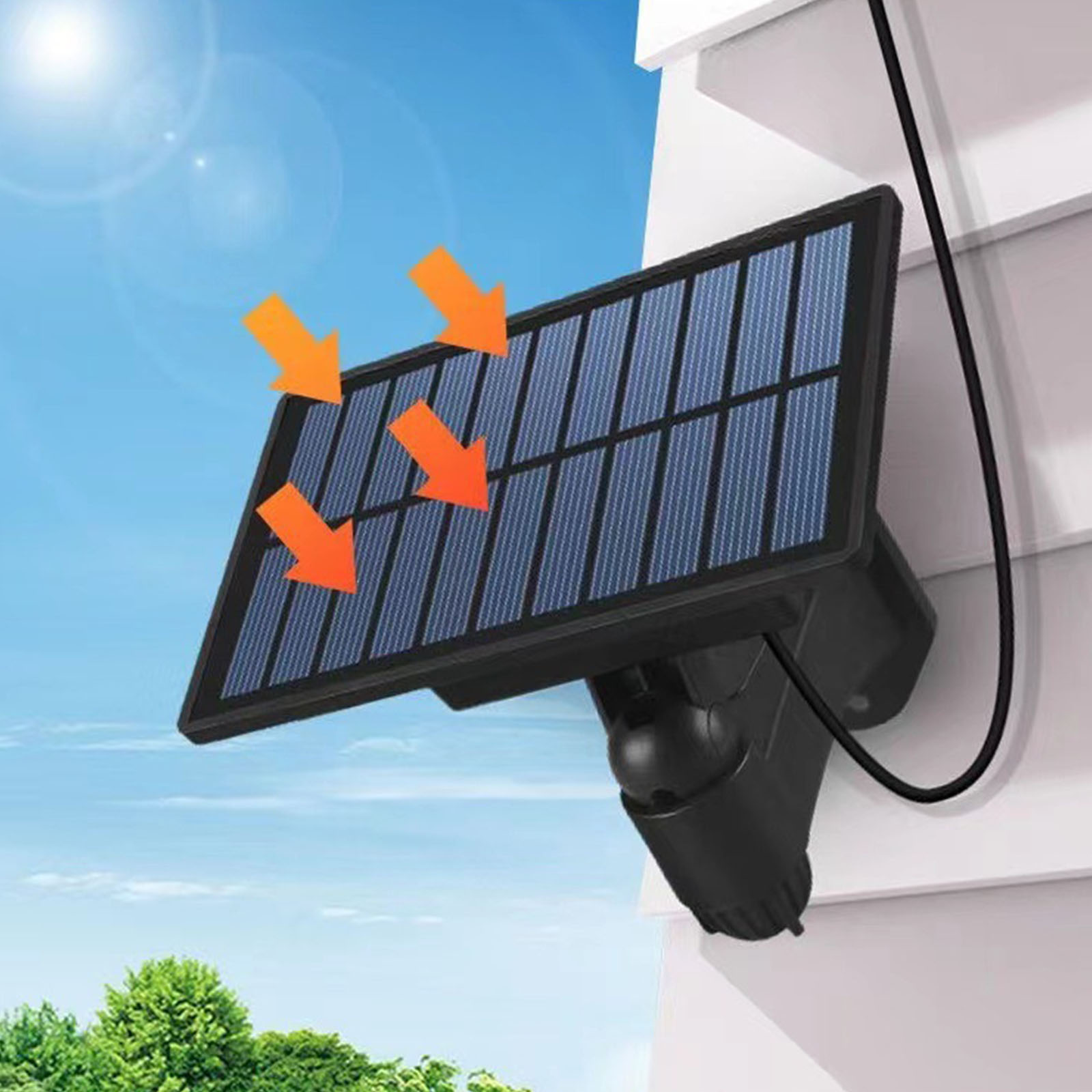 Lampu Jalan Tenaga Surya Luar  - Home Security Flood Lights ulasan dan harga
