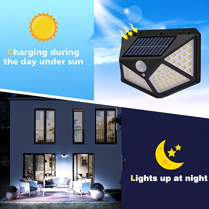 Lampu Dinding Tenaga Surya 100 - Home Security Yard Sign ulasan dan harga