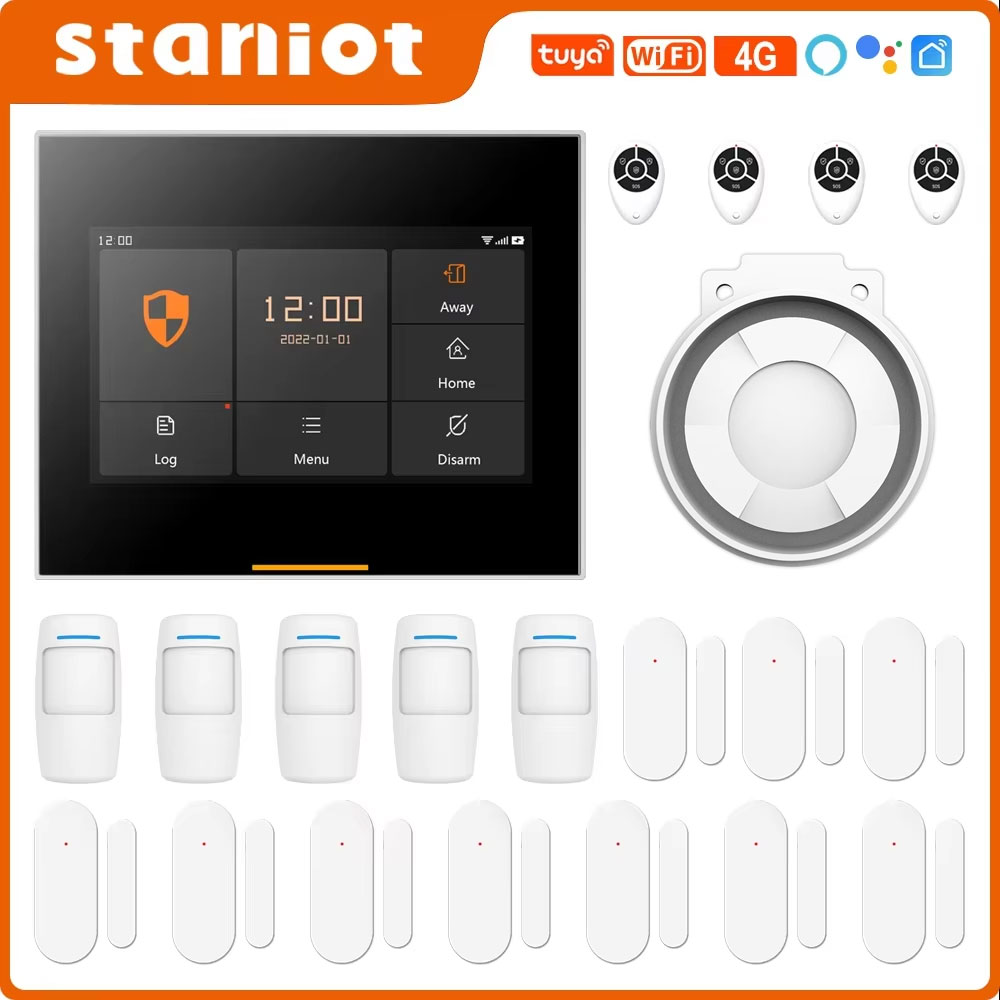 Staniot 433MHz Wireless Wifi 4 - Home Security System Installation ulasan dan harga