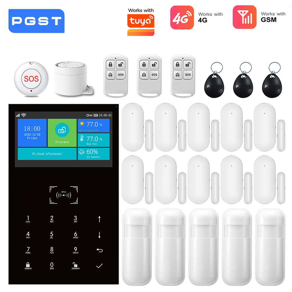Sistem Alarm WiFi GSM 4G Beker - Home Security System Installation ulasan dan harga