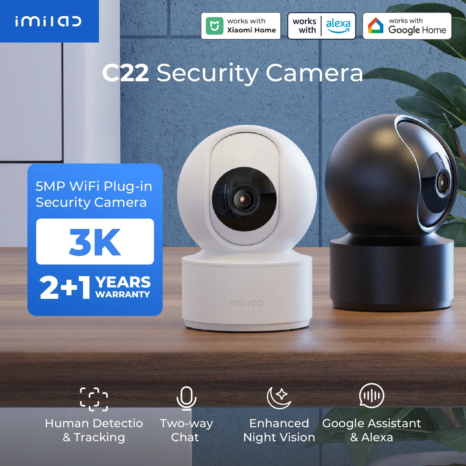 Kamera Keamanan Dalam Ruangan  - Xiaomi Home Security 360 ulasan dan harga
