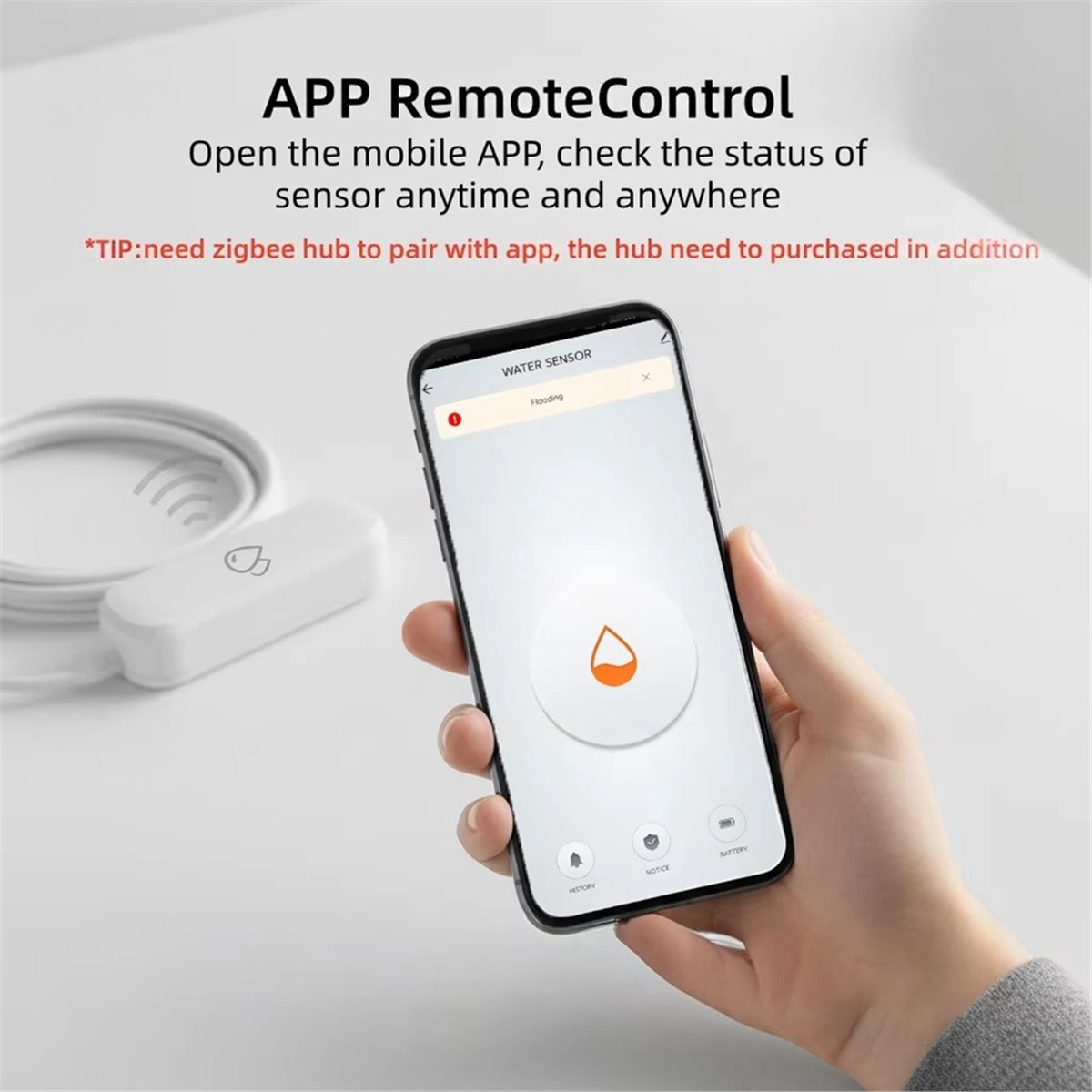 Sensor Alarm Kebocoran Air Zig - Home Security Usa ulasan dan harga